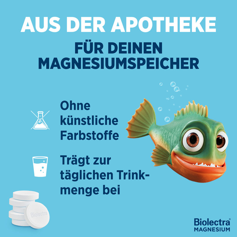 Biolectra MAGNESIUM 243mg FORTE Orange 40 St Brausetabletten