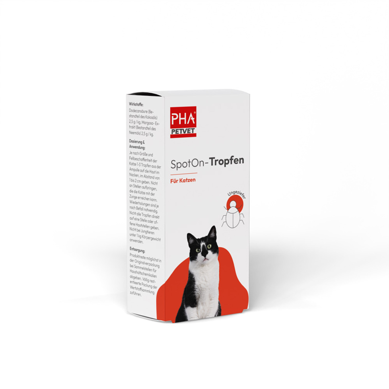 PHA Spot-on Tropfen für Katzen 2X1.5 ml Tropfen