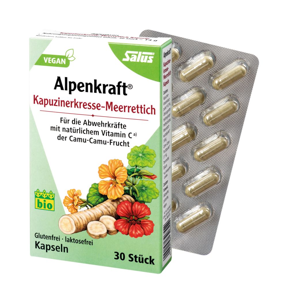 Salus Alpenkraft Kapuzinerkresse-Meerrettich  30 St Kapseln