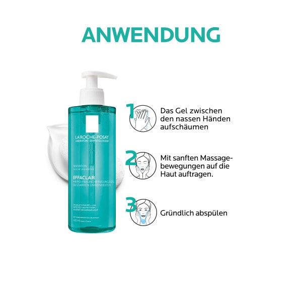 LA ROCHE-POSAY Effaclar Mikro-Peeling Reinigungsgel 400 ml Gel