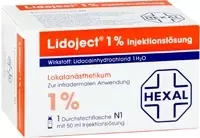 LIDOJECT 1% Injektionslösung in Durchstechflaschen 1X50 ml Injektionslösung