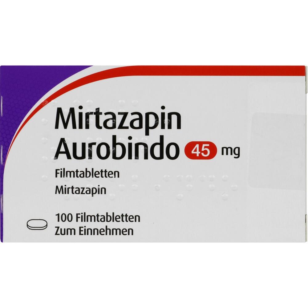 Mirtazapin Aurobindo 45 mg 100 St Filmtabletten