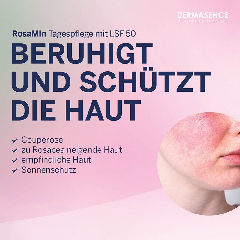 DERMASENCE RosaMin TAGESPFLEGE MIT LSF 50 50 ml Emulsion