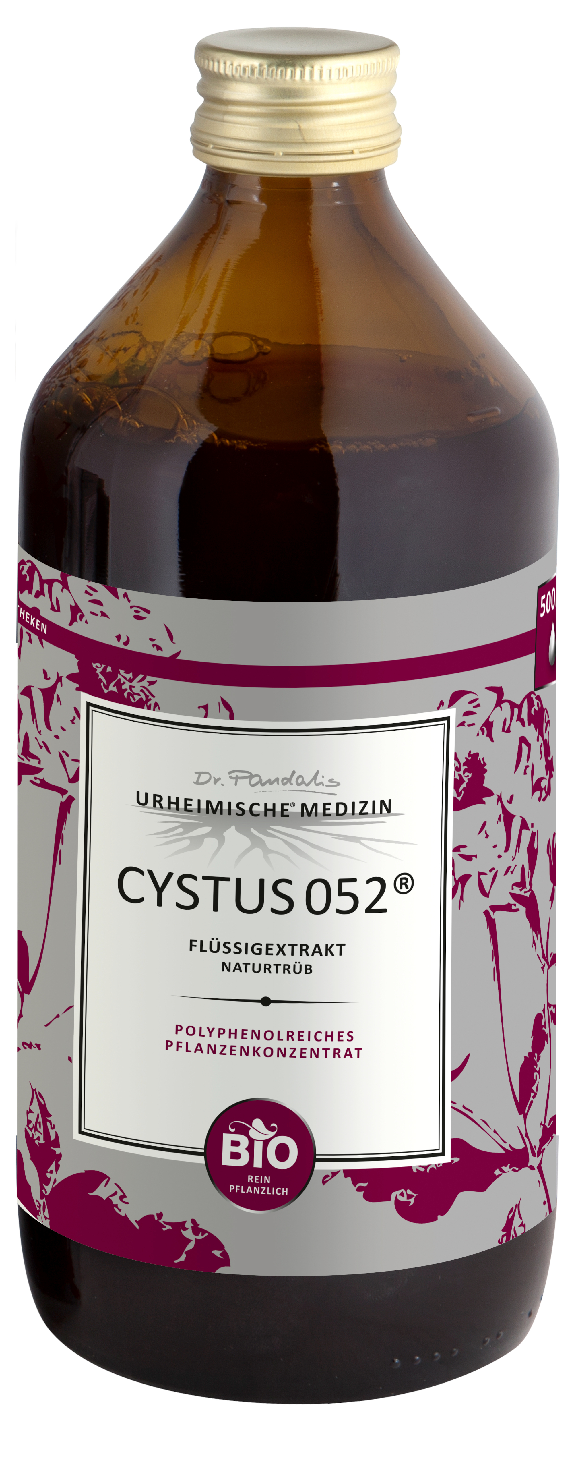 CYSTUS 052 FLÜSSIGEXTRAKT NATURTRÜB 500 ml Flüssigkeit