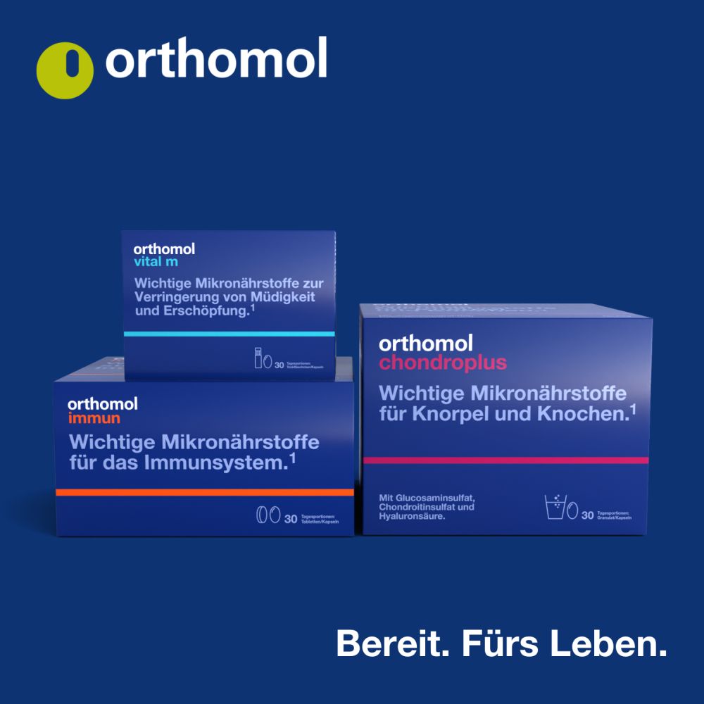 orthomol flavon m - Mikronährstoffe mit Vitaminen, Selen, Zink, Omega-3-Fettsäure und Folsäure - Kapseln