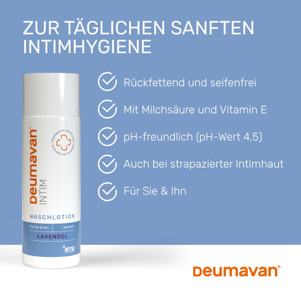 Deumavan Waschlotion Lavendel Flakon  200 ml Lotion