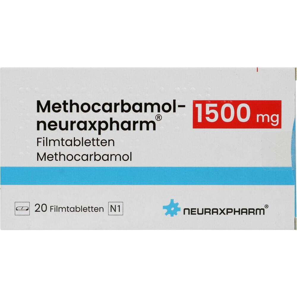 Methocarbamol-Neuraxpharm 1500 mg 20 St Filmtabletten