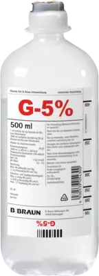 GLUCOSE 5% B.Braun Ecoflac Plus 10X1000 ml Infusionslösung