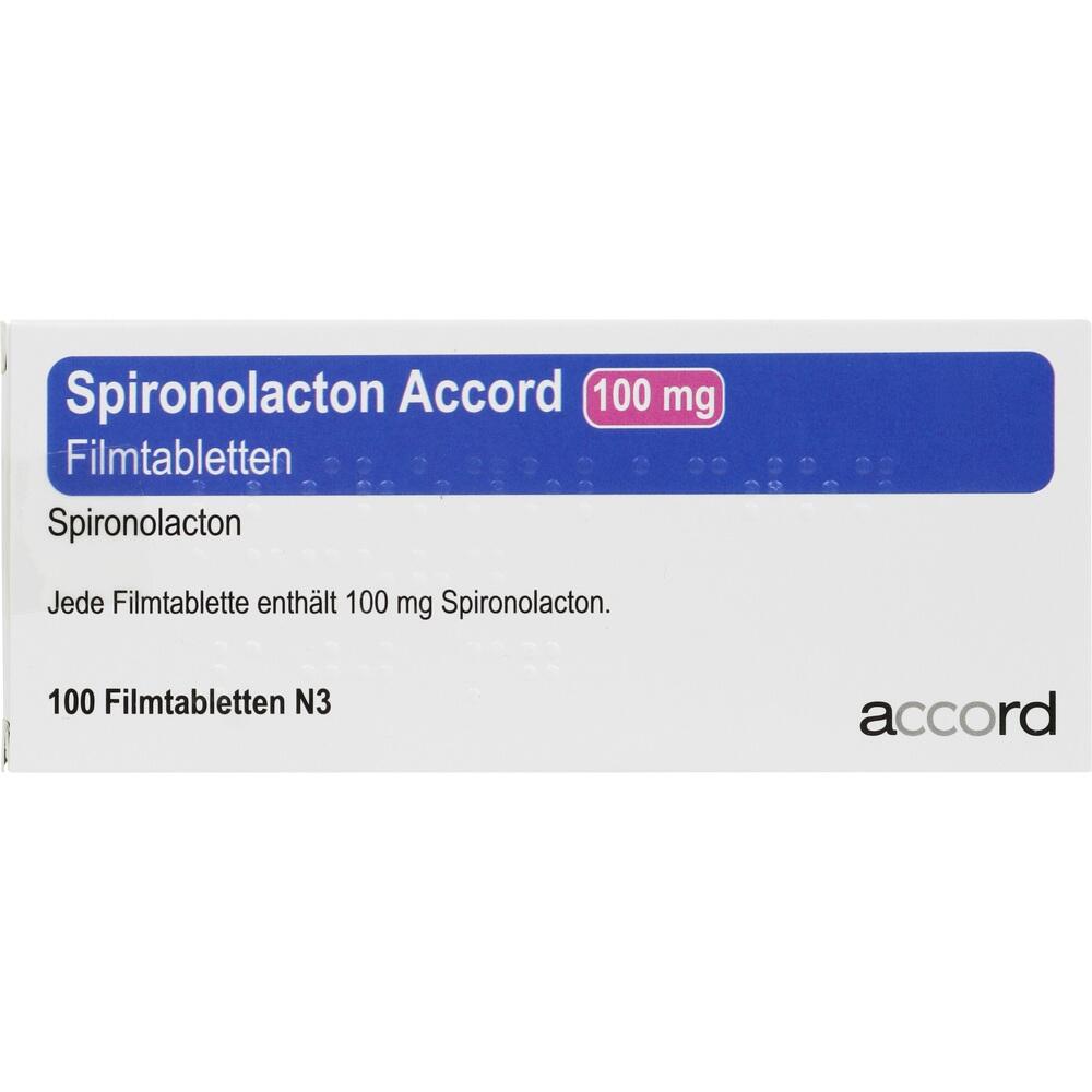 Spironolacton Accord 100 mg 100 St Filmtabletten