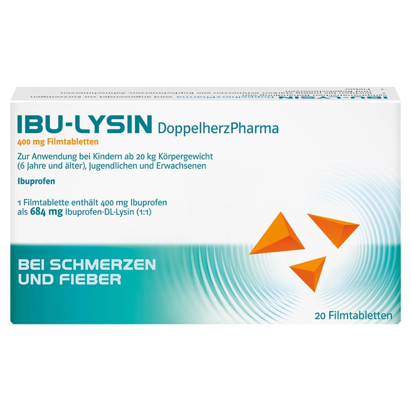 Doppelherz Pharma IBU-LYSIN 400 20 St Filmtabletten