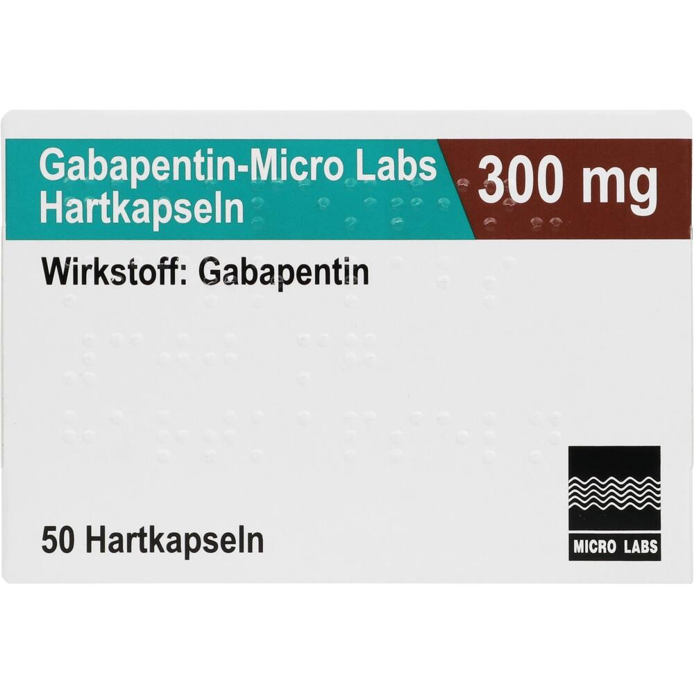 Gabapentin-Micro Labs 300mg 50 St Hartkapseln