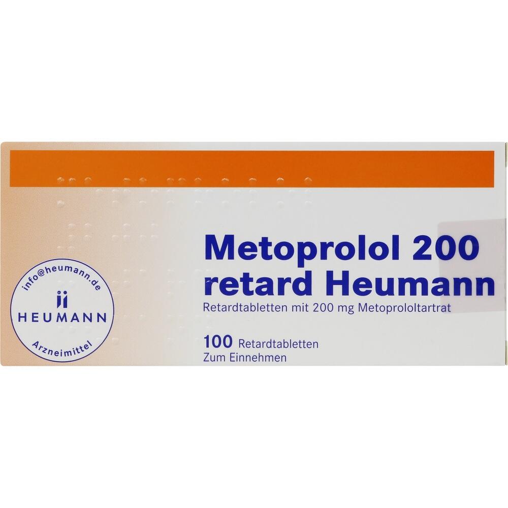 Metoprolol 200 retard Heumann 100 St Retard-Tabletten