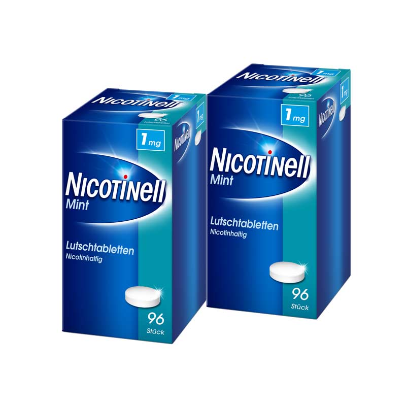 NICOTINELL 1mg Mint Doppelpack 2X96 St Lutschtabletten