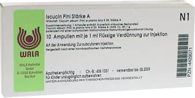 Iscucin Pini Stärke A Ampullen 10X1 ml Ampullen