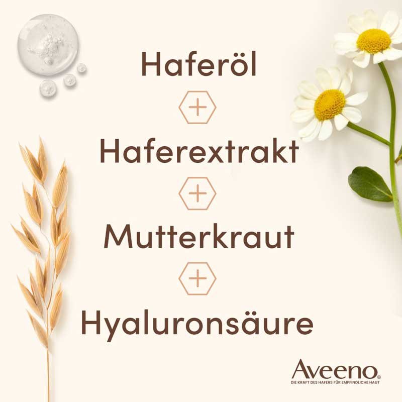 Aveeno CALM +RESTORE SCHÄUMENDER GESICHTSREINIGER 200 ml Flüssigseife