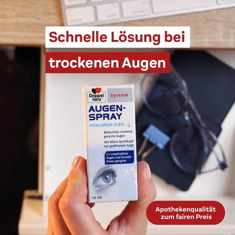 Doppelherz system AUGEN-SPRAY HYALURON 0,3%  10 ml Flüssigkeit