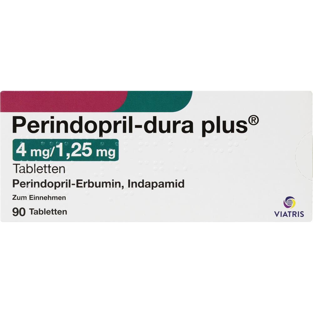 Perindopril-dura plus 4mg/1,25mg 90 St Tabletten