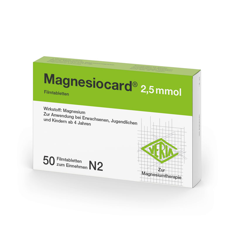 MAGNESIOCARD 2,5 mmol 50 St Filmtabletten