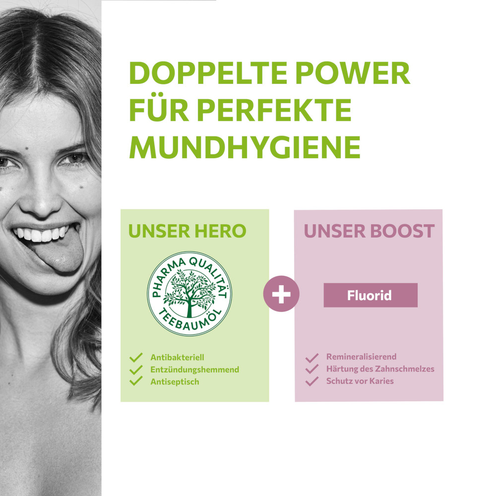 alkmene MEIN TEE BAUM ÖL Antibakterielle Mundspülung 500 ml Spüllösung