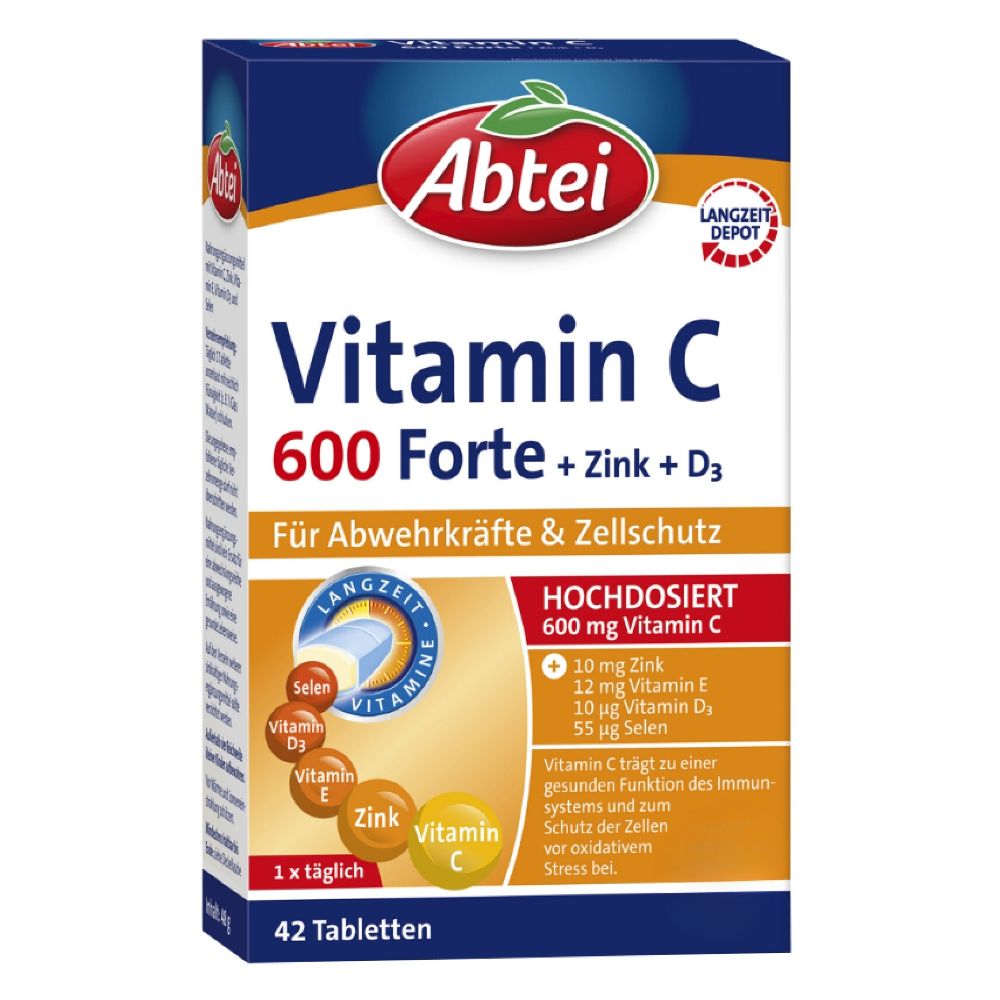 Abtei Vitamin C 600 Forte 42 St Tabletten
