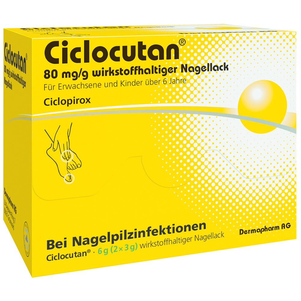 Ciclocutan 80mg/g 6 g Wirkstoffhaltiger Nagellack