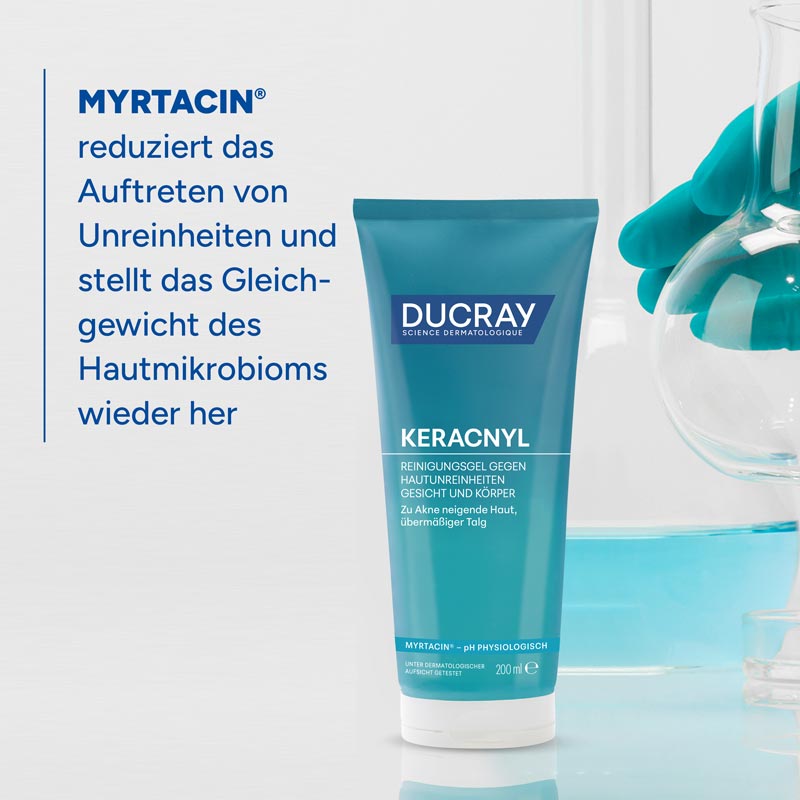 DUCRAY KERACNYL Schäumendes Waschgel 200 ml Gel
