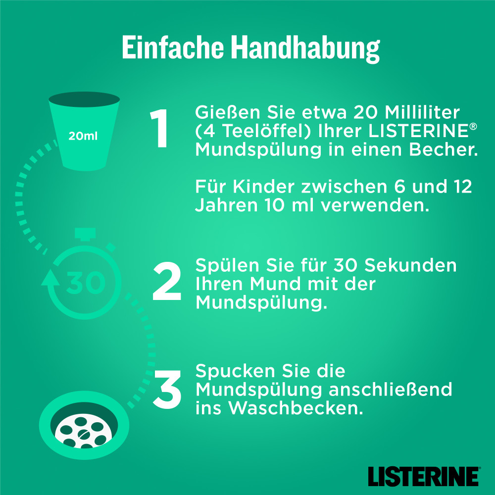 LISTERINE Clean & Fresh  500 ml Lösung