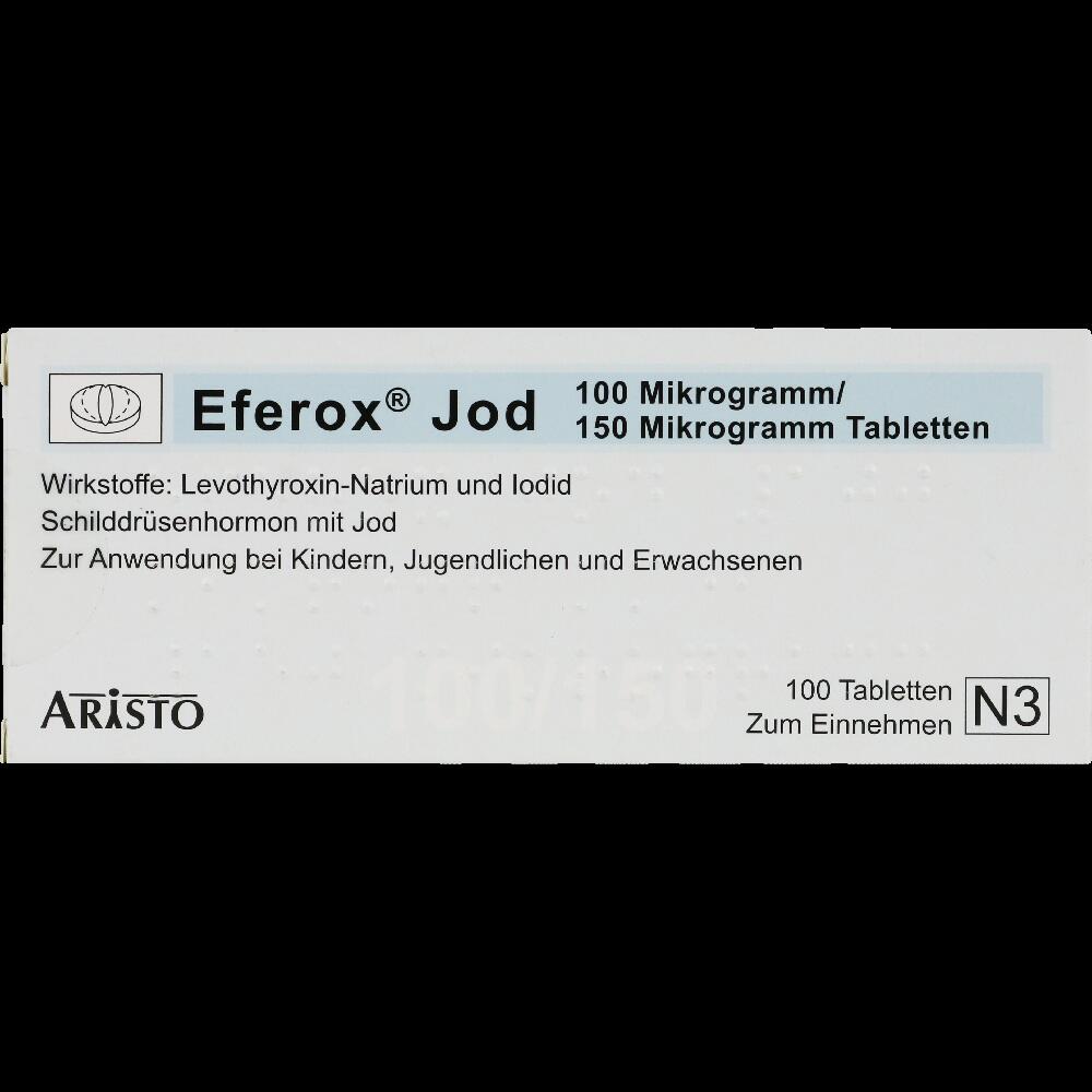 Eferox Jod 100μg/150μg 100 St Tabletten