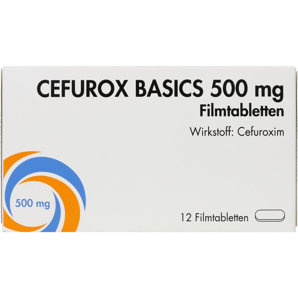 CEFUROX BASICS 500mg SUN 12 St Filmtabletten