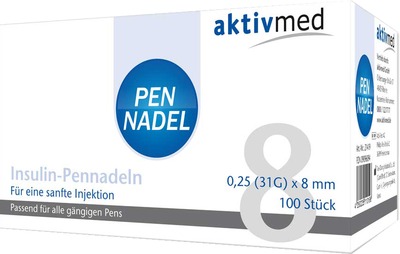 PEN NADELN Universal 8 Kanülen 0,26x8 mm 100 St