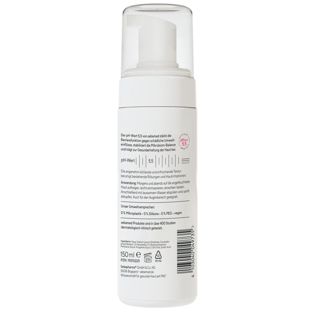 sebamed ANTI-RÖTUNGEN REINIGUNGSSCHAUM Ultra Sensitive 150 ml Schaum