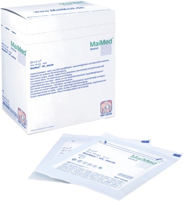 VLIESKOMPRESSEN 7,5x7,5 cm steril 25X2 St Kompressen