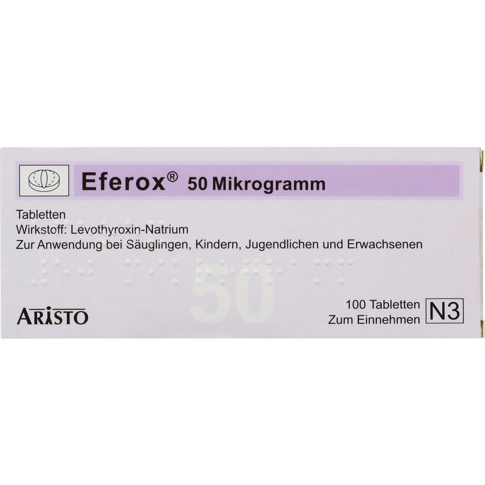 Eferox 50 Mikrogramm 100 St Tabletten