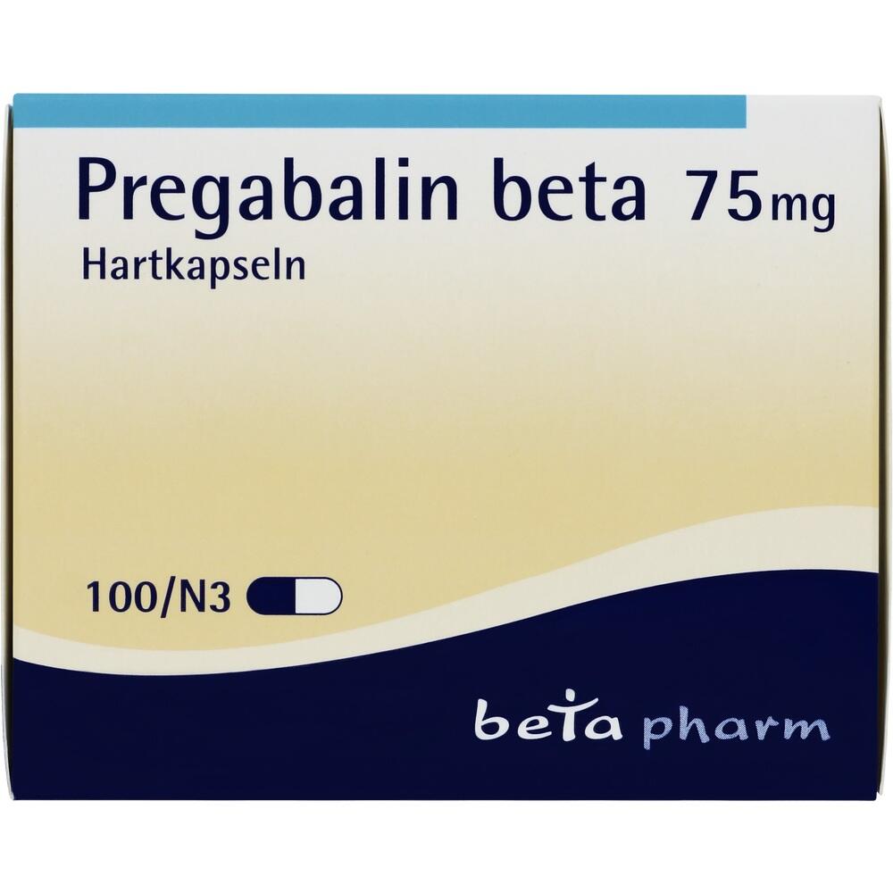 Pregabalin beta 75mg 100 St Hartkapseln