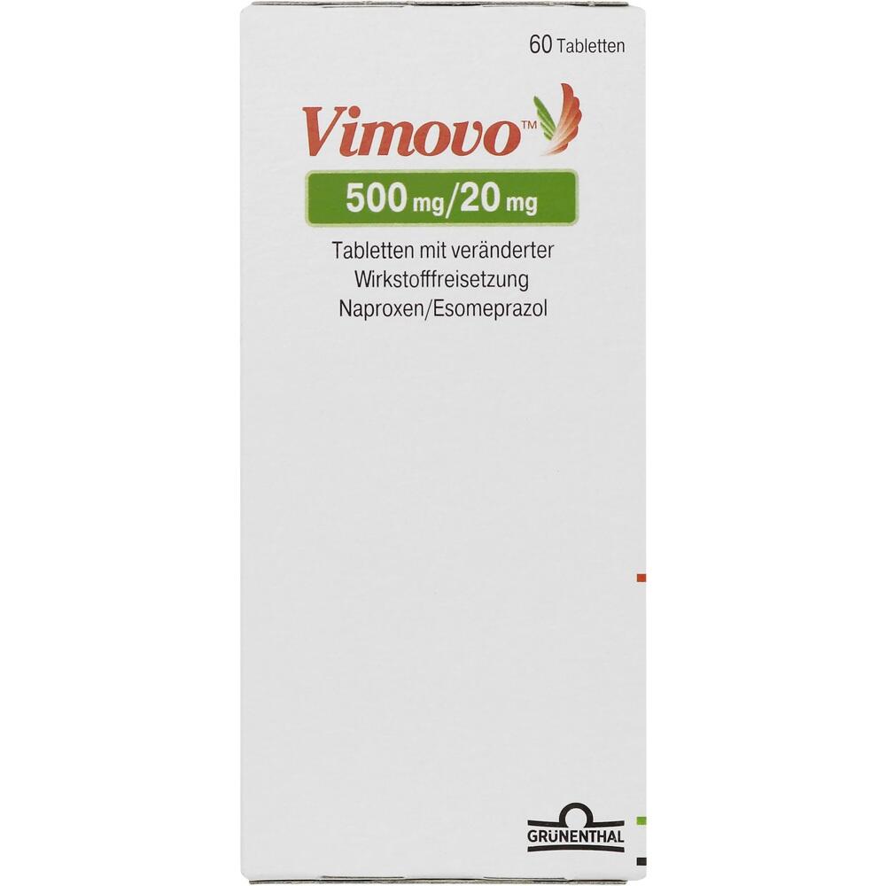 Vimovo 500 mg/20 mg  60 St Tablette mit veränderter Wirkstofffreisetzung