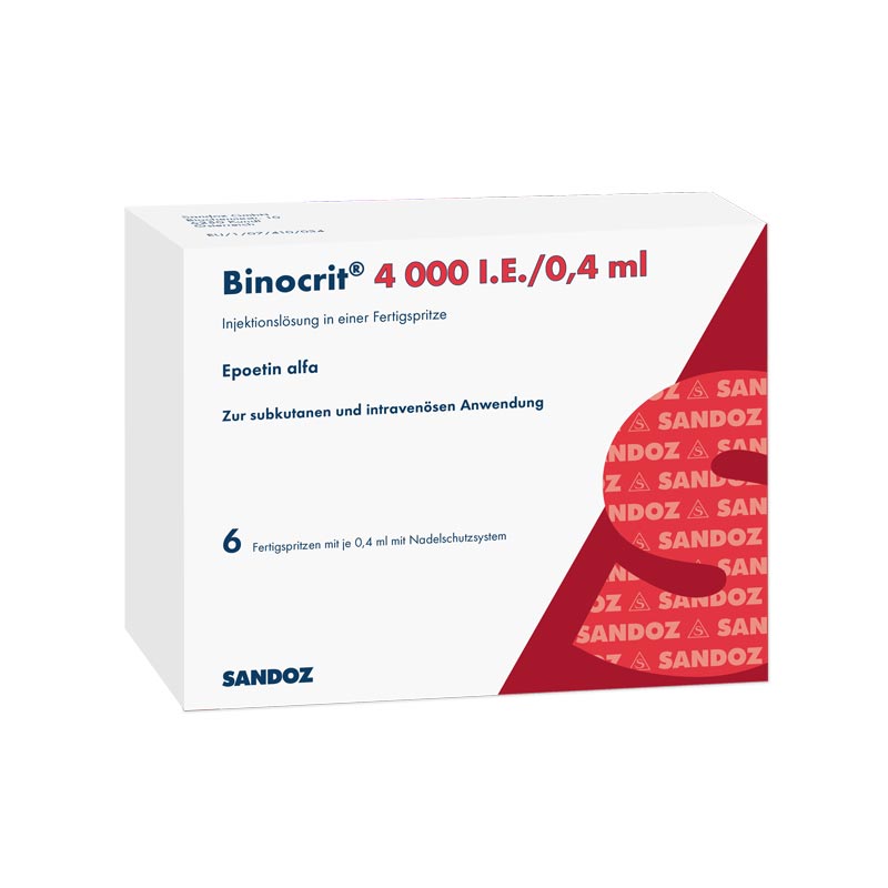 Binocrit 4000 I.E./0,4ml 6X0.4 ml Fertigspritzen