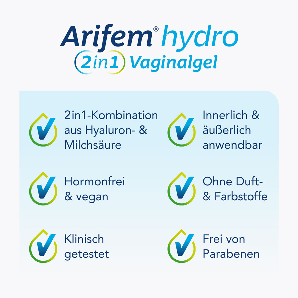 Arifem hydro 2in1 Vaginalgel 30 ml Vaginalgel