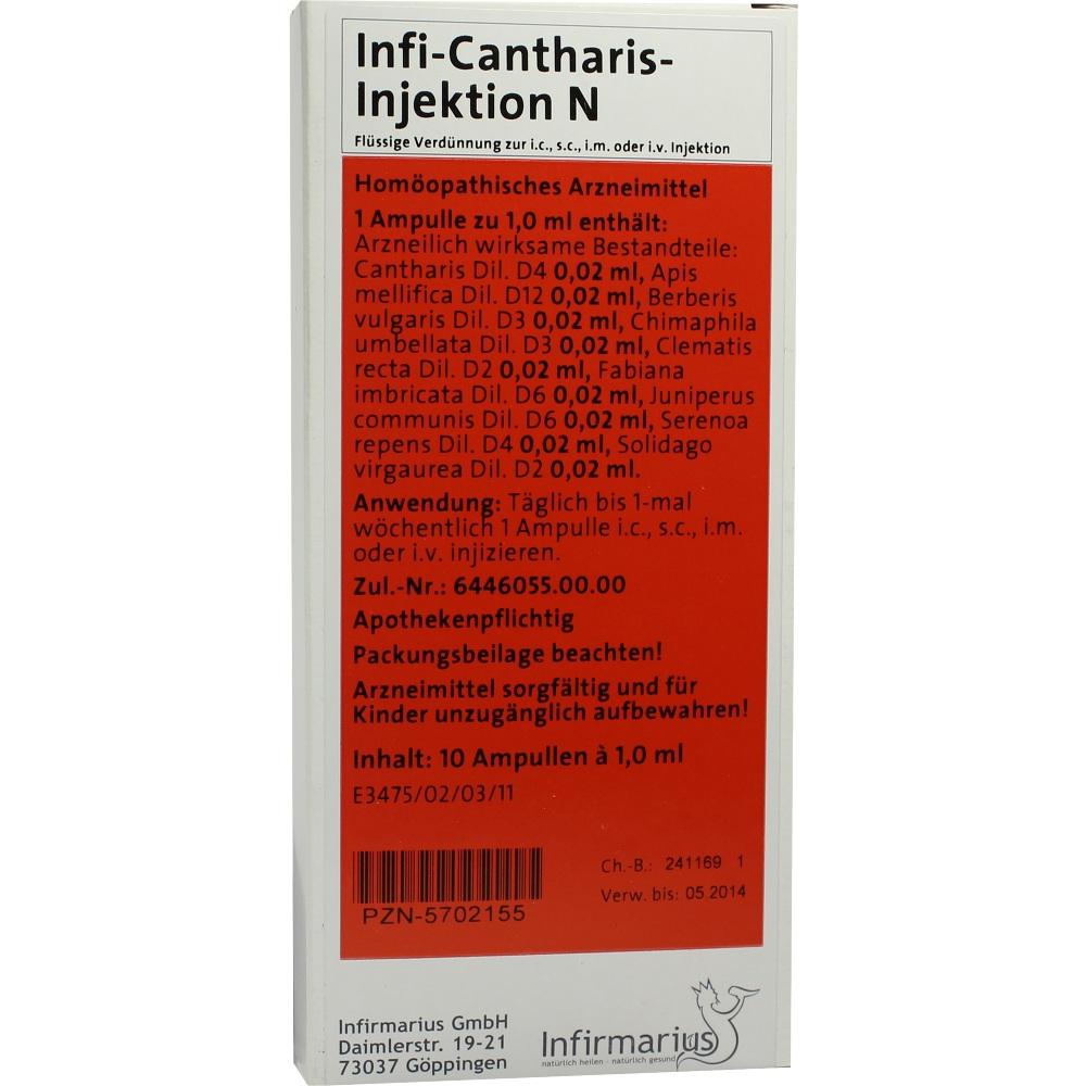 INFI CANTHARIS Injektion N 10X1 ml Ampullen