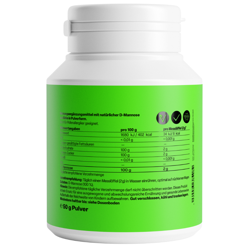 Zein PHARMA Natural D-Mannose Pulver 50 g Pulver