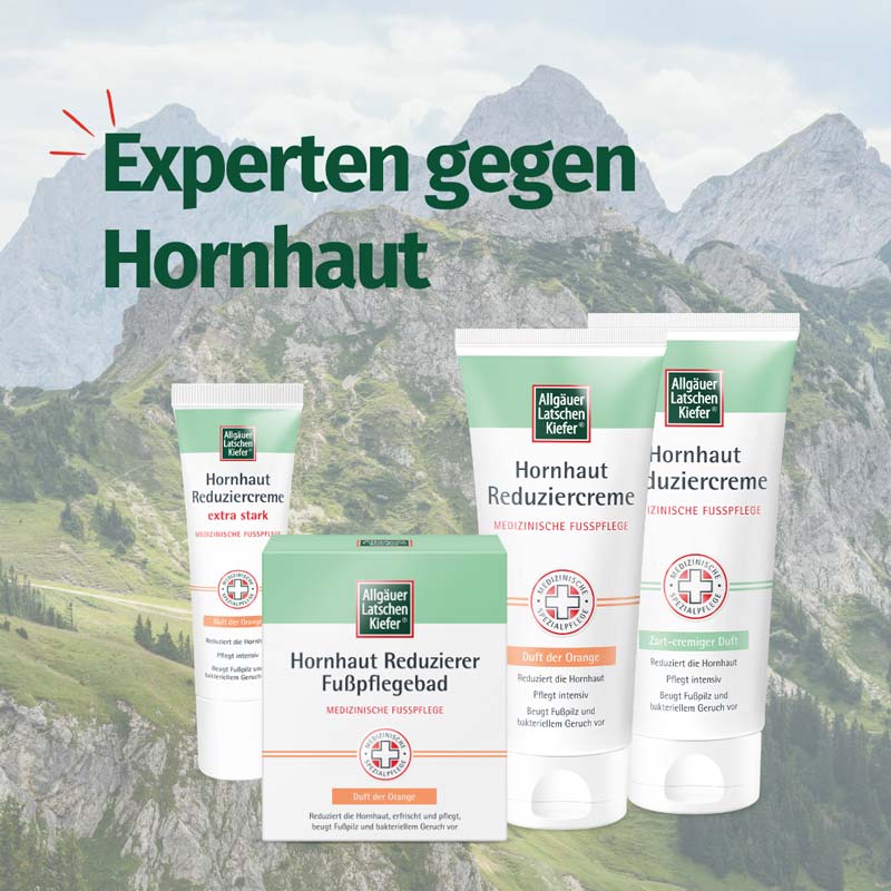 Allgäuer Latschen Kiefer Hornhaut Reduzierer Fußpflegebad  10X10 g Bad