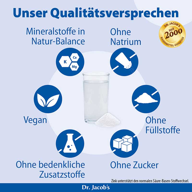 Dr. Jacob's Basenpulver Original Basen-Citrat-Mineralstoffe