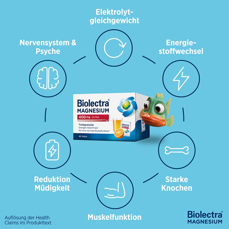 Biolectra MAGNESIUM 400mg ULTRA Orange  20 St Granulat