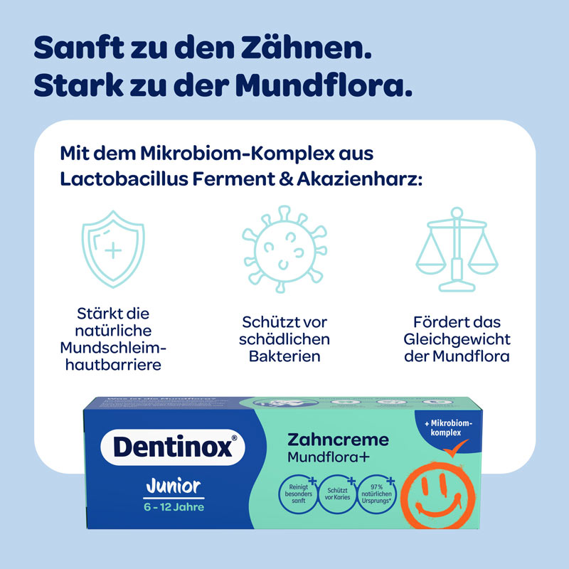 Dentinox Junior Zahncreme Mundflora+ 75 ml Zahncreme