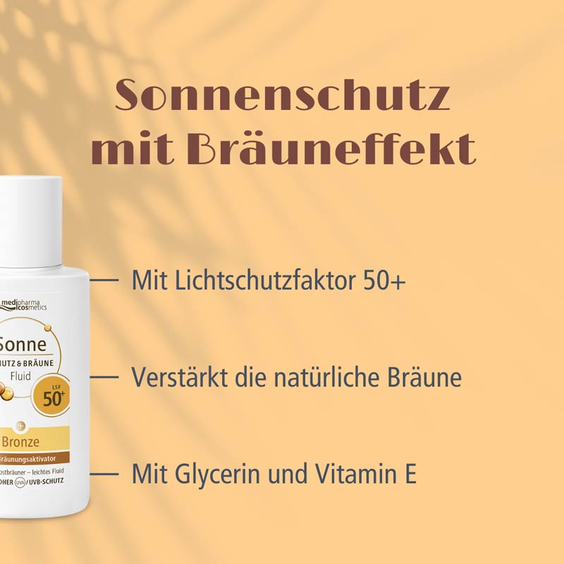 Sonne SCHUTZ & BRAEUNE Fluid  LSF 50 Bronze  50 ml Creme