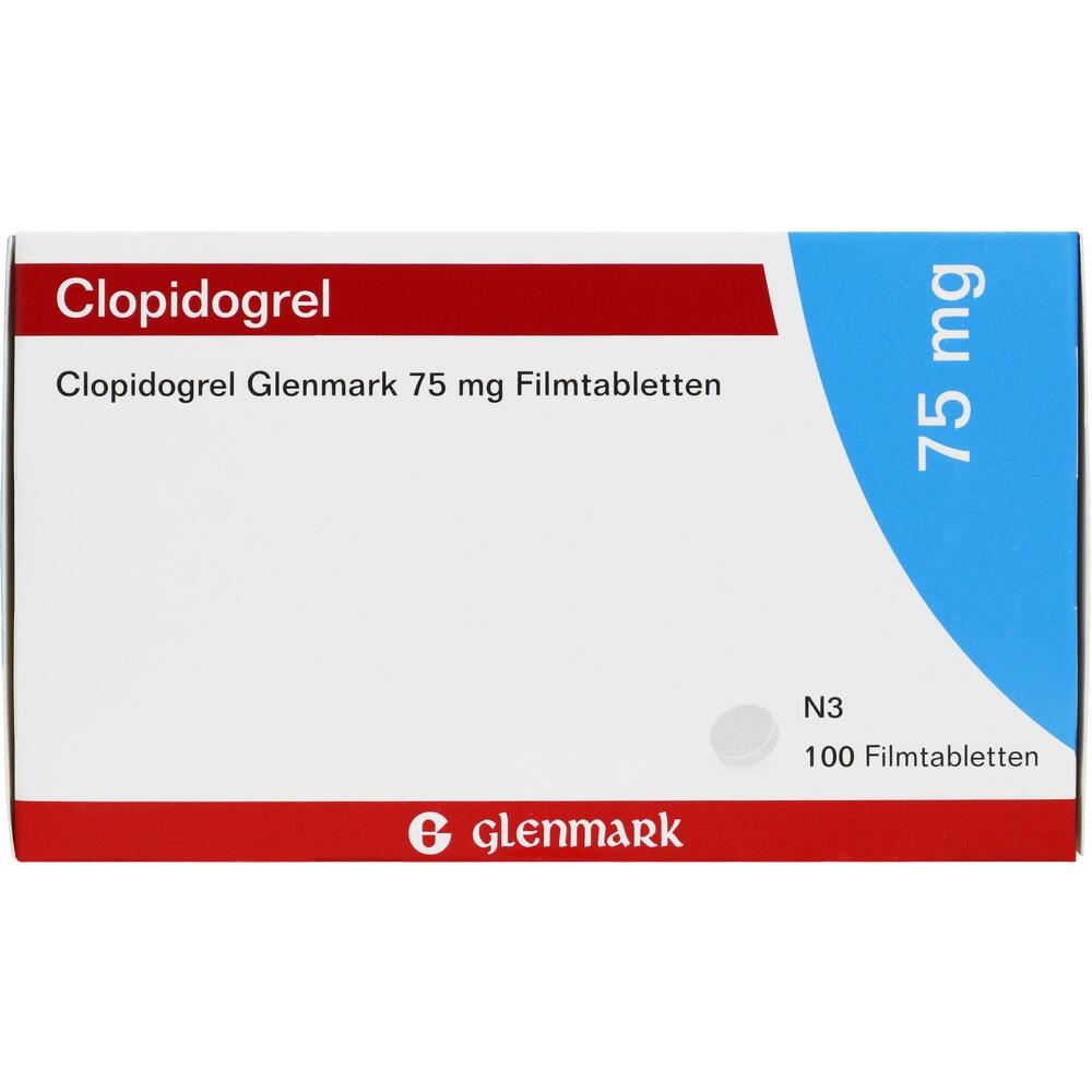 Clopidogrel Glenmark  100 St Filmtabletten