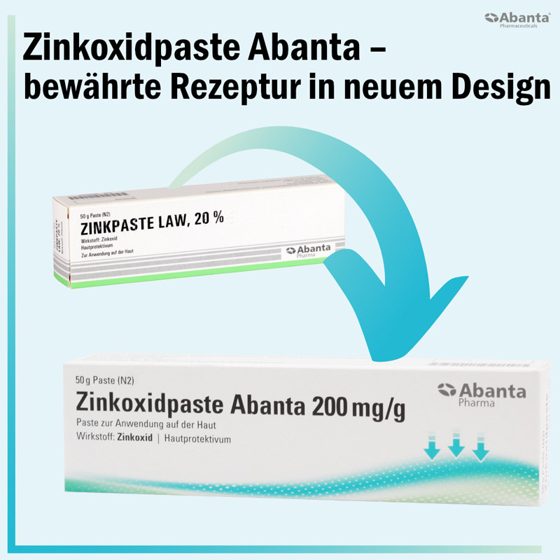 Zinkoxidpaste Abanta 200 mg/g 50 g Paste