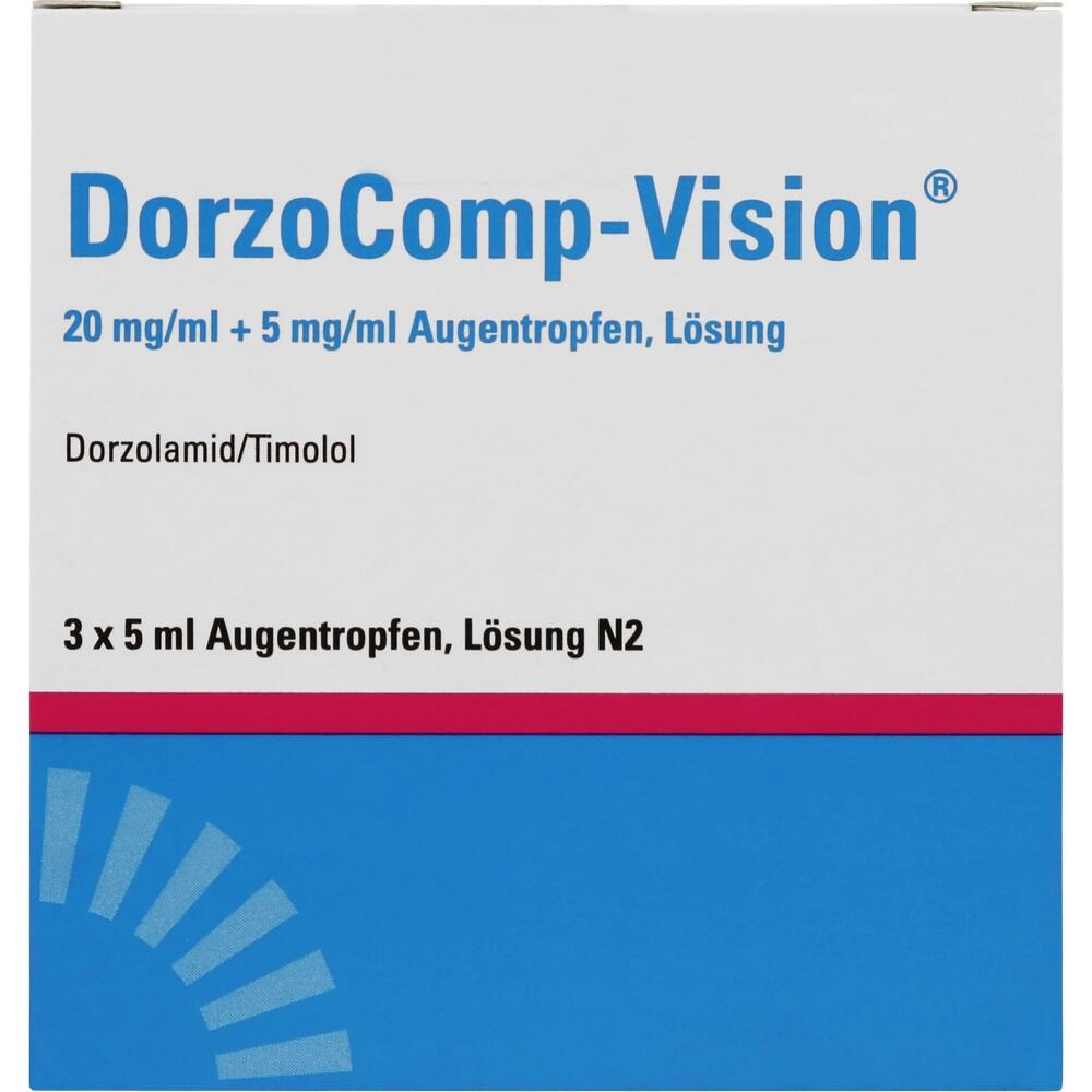 DorzoComp-Vision 20mg/ml + 5mg/ml 3X5 ml Augentropfen