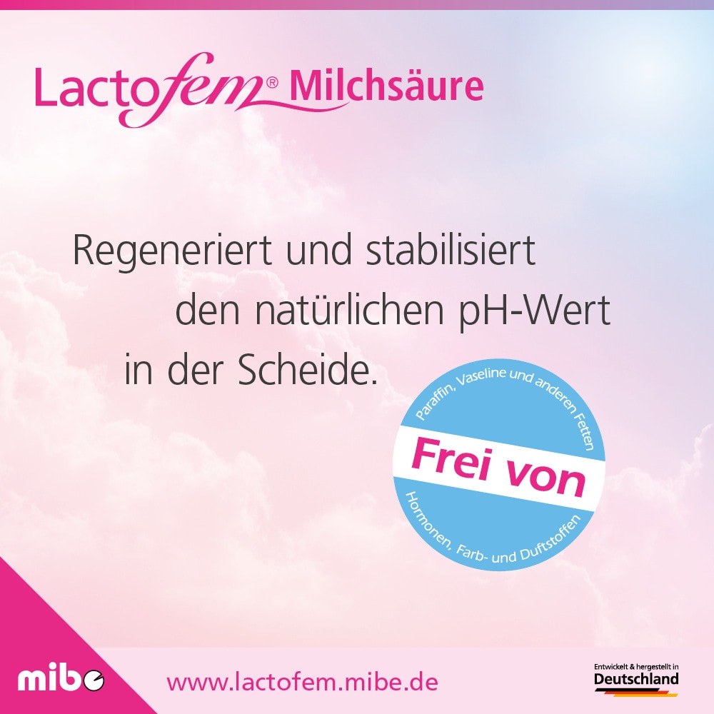 Lactofem Milchsäure Vaginalzäpfchen 14 St Suppositorien