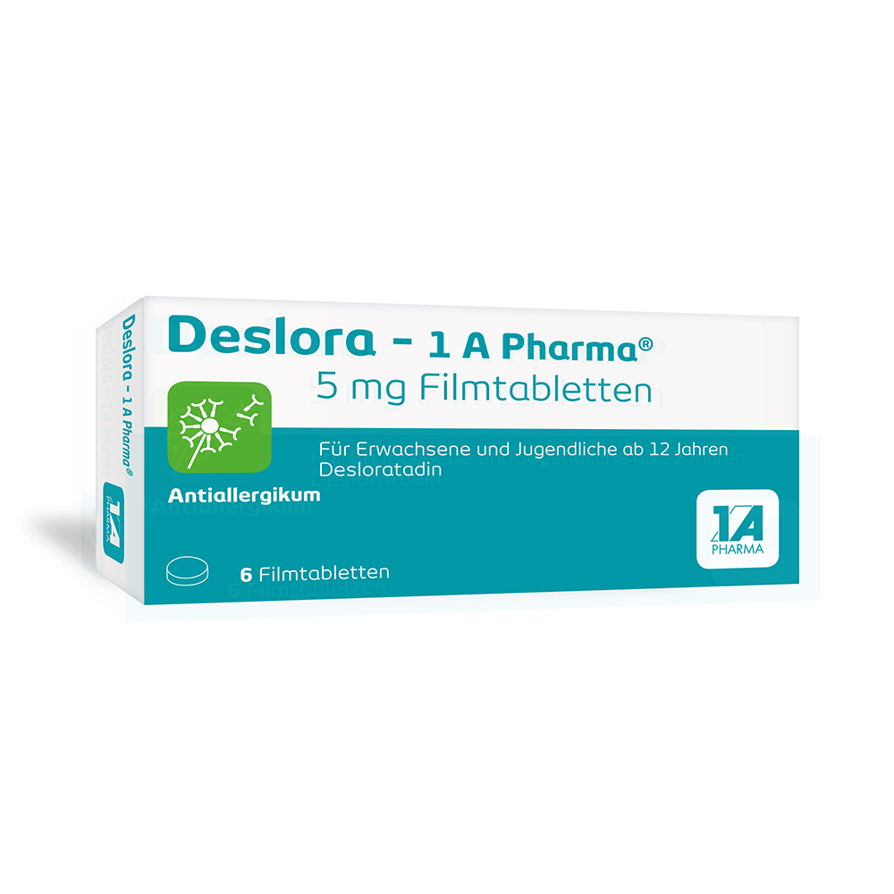 Deslora -1 A Pharma 5mg 6 St Filmtabletten