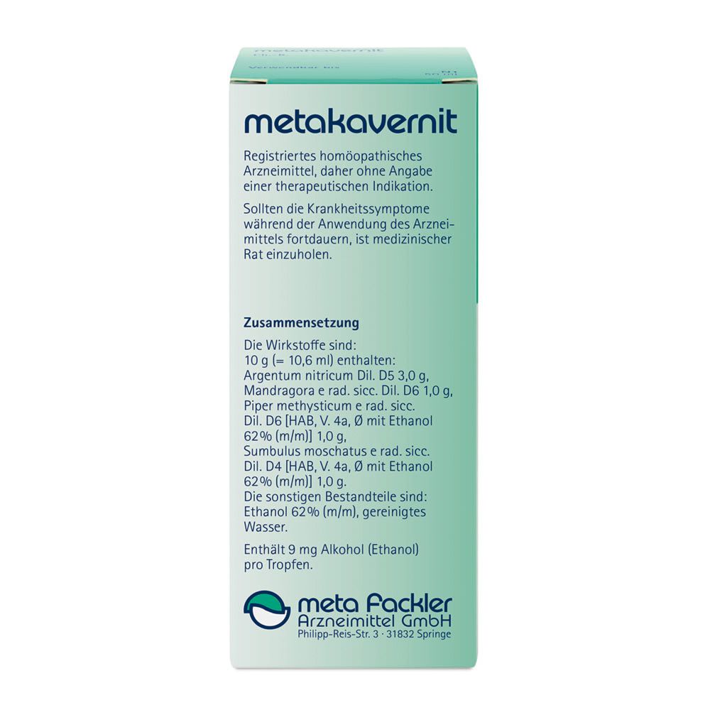 METAKAVERNIT Tropfen 50 ml Mischung